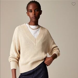 J. Crew Relaxed V-Neck Sweater NWT